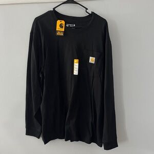 Carhartt Black Crew Neck Long Sleeve NWT